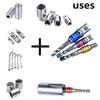 Adaptor Prelungitor Soclu Mașină de Impact Convertor Extins Burghiu Electric Hex la Piuliță de Mare Viteză Pătrat Tată Cheie 1/4 3/8 1/2