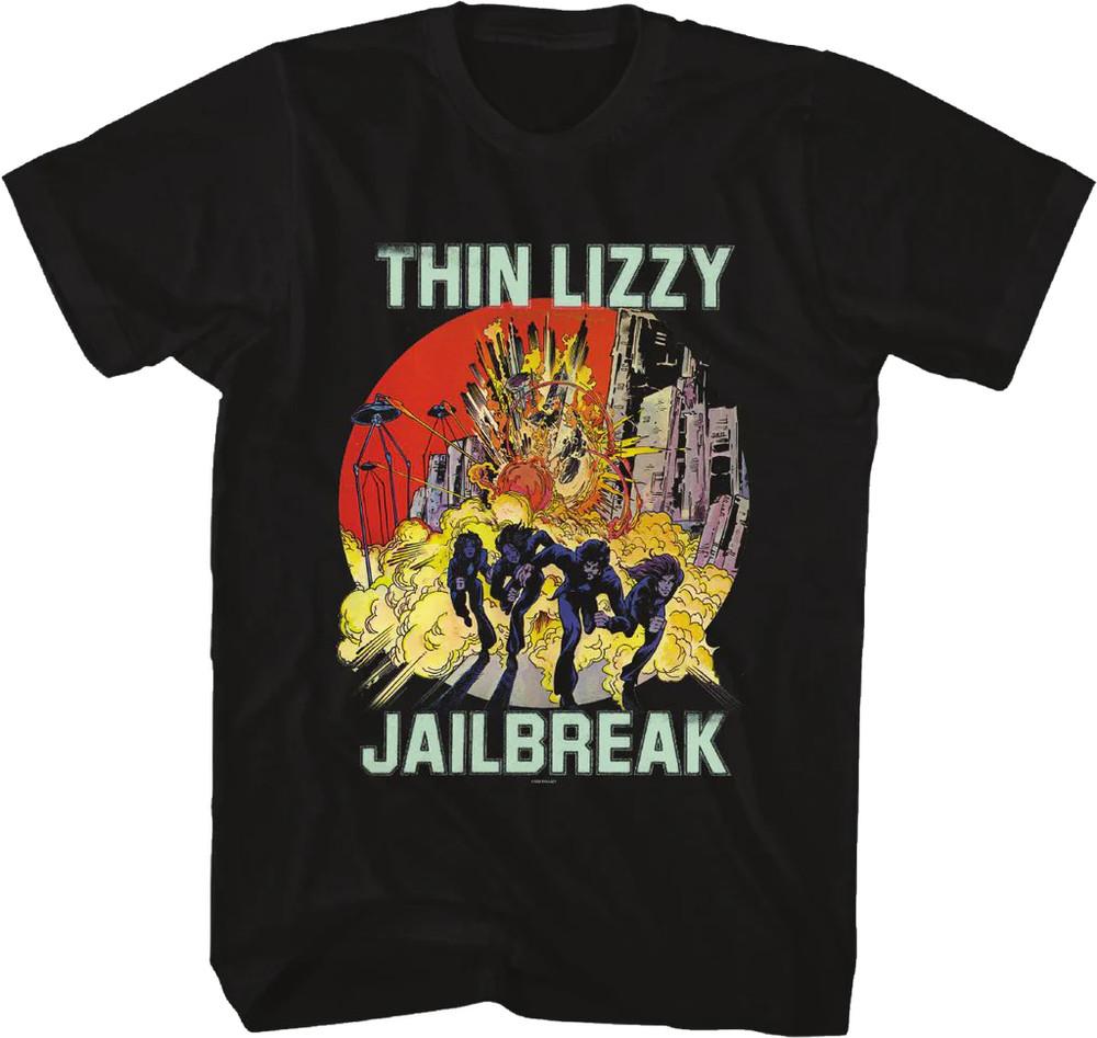 Thin Lizzy Jailbreak Album Shirt Unisex Concert S5XL TR712 Unisex T-Shirt XXXL