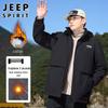JEEP SPIRIT Men's Hooded Padded Winter Jacket