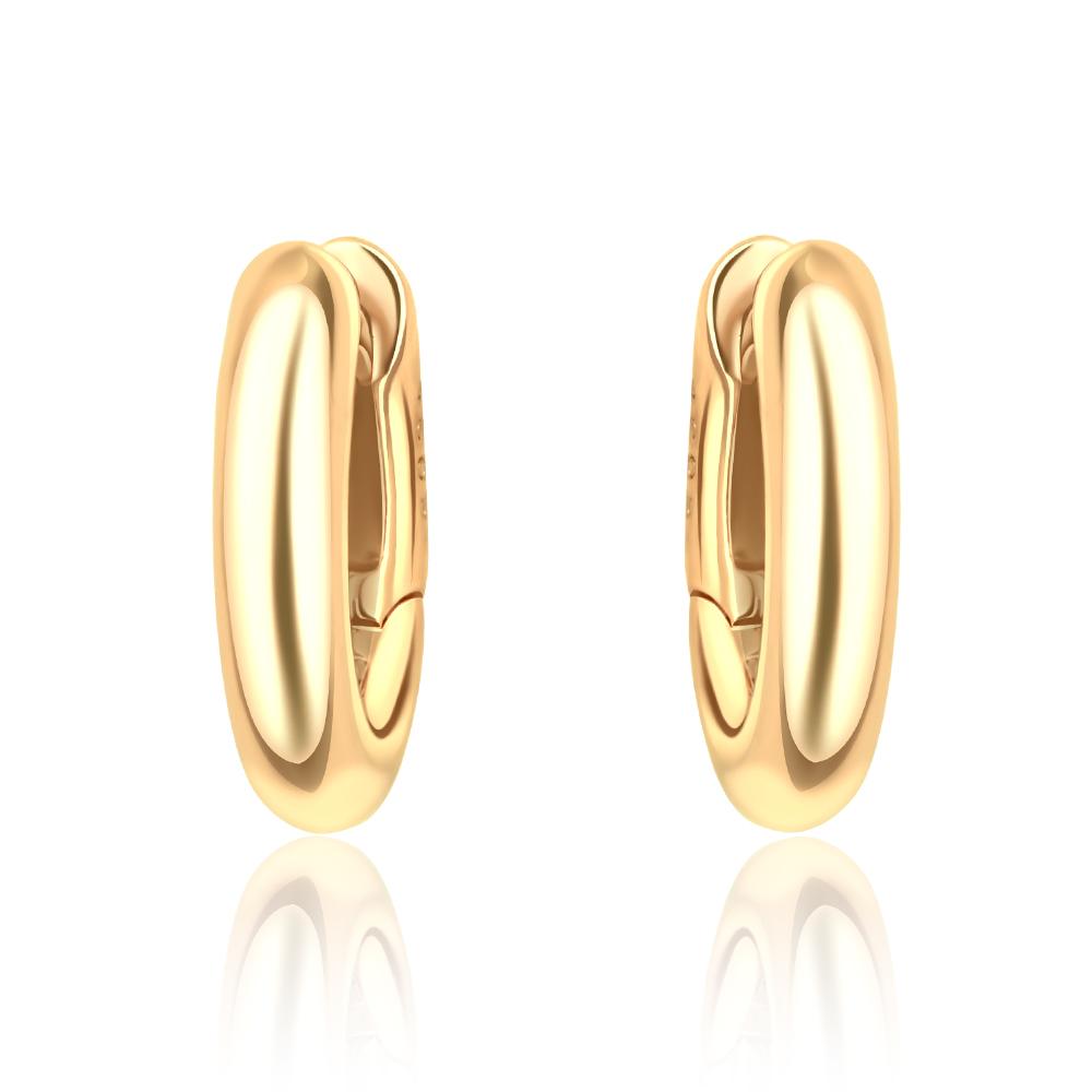 Fine Rose Gold Round Hoop Earrings for Women Trendy Styles Genuine Copper Color Simple Gold Earrings Fashion Weddings Zircon