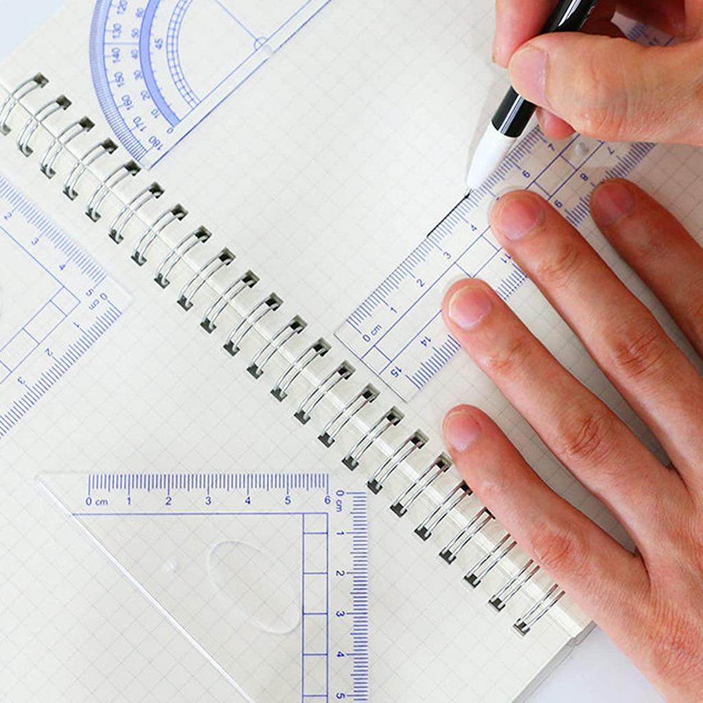 13 ST Geometri Precisionsteckningsverktyg Metallgeometriset Kit Set Matematiskt Passare Teckningsverktyg för Barn Ingenjörer Studenter Snabb Leverans