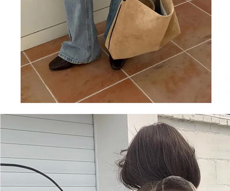 Korean Retro Plush Bucket Bag: 2023 Winter Collection, Large Capacity, Single Shoulder & Hand-Held Women's Bag