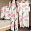 Women's Summer Cotton-Feel Short-Sleeve Nightdress & Pajama Set