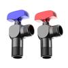 2pcs Water Heater Ball Valve Switch 1/2inch Temperature Resistant Triangle Valves Large Flowing Switches for Homes Hotel