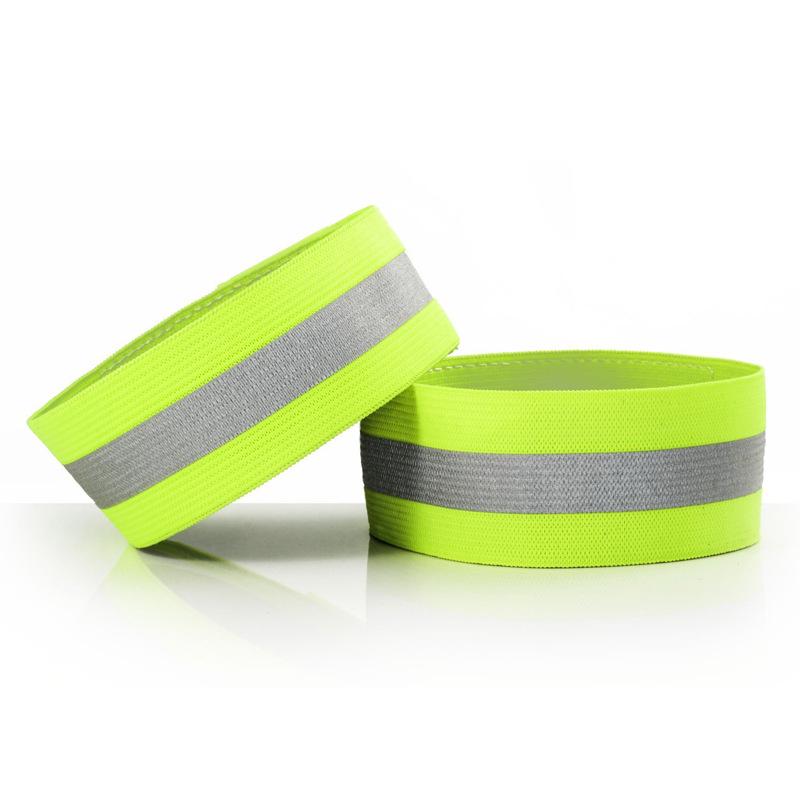 High-Visibility Reflective Armband for Night Cycling and Running
