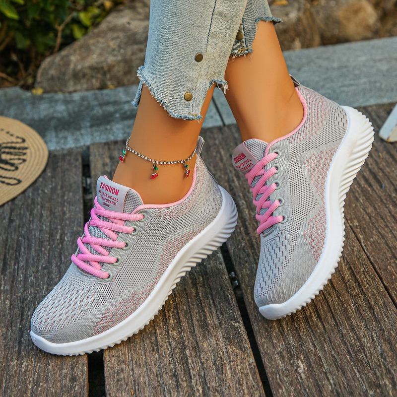 Women's Lightweight Running Shoes - Soft Sole Casual Sneakers for Spring/Summer, Fashion Slip-On Walking Shoes