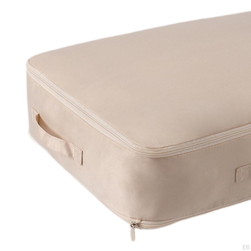 Platzsparende Selbst Kompression Organizer, Kleidung Lagerung Tasche mit Zipper Griff Tote für