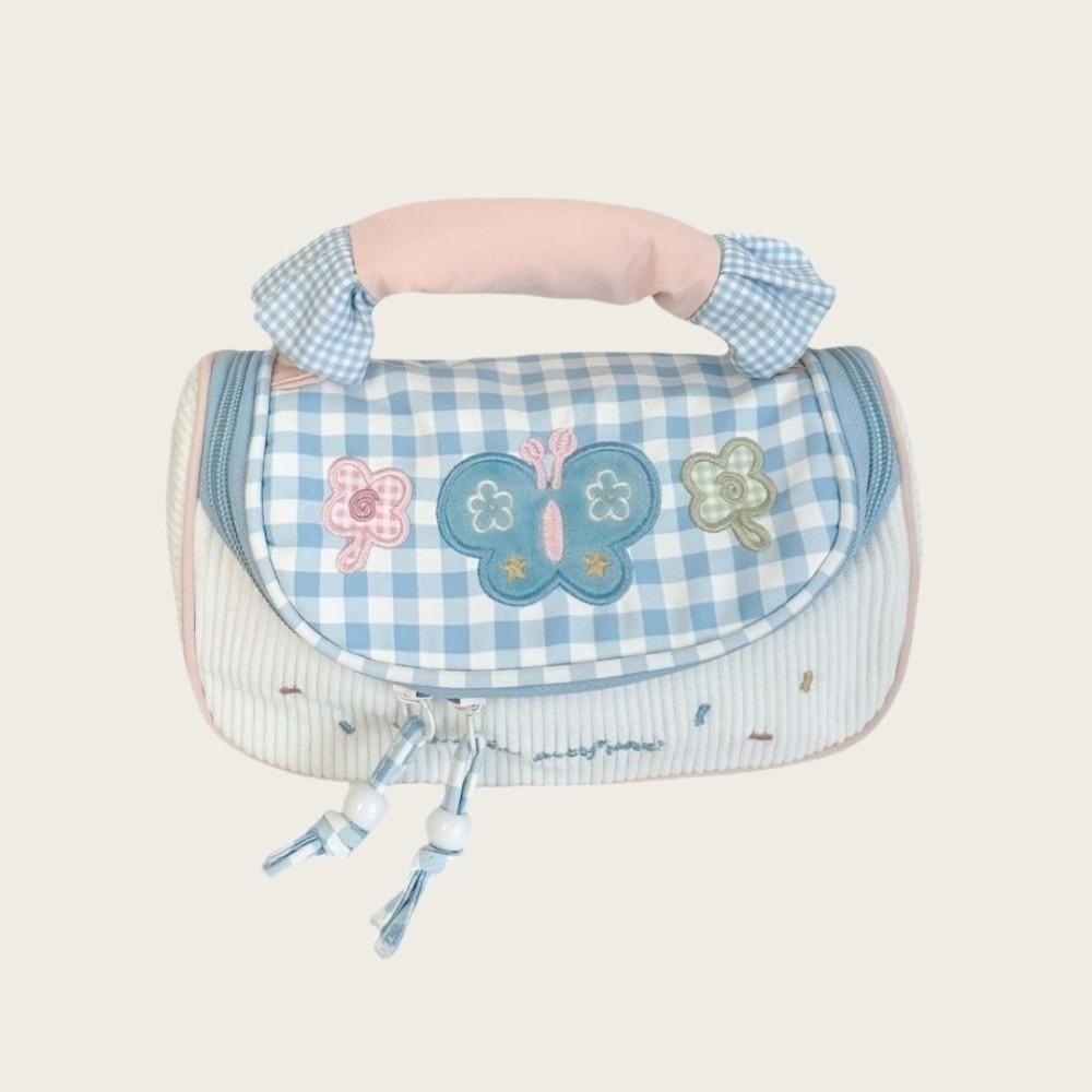 Cake Butterfly Korean Style Pencil Case Puppy Dog Handheld Pencil Pouch  Stationery Holder