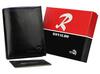 Foldable, Vertical Men's Wallet Made of Shiny Natural Leather - Ronaldo
