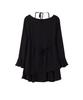 SALON DE YOHN Ballet Mini Dress_ Black