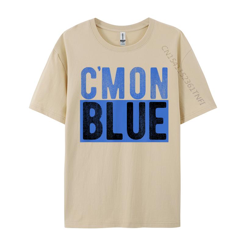 Cmon Come On Blue Umpire Baseball Fan Lover Classic Cotton Male Tops Shirts Comfortable T-Shirt Customized Tee-Shirt Fashion