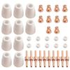 Extended Use Plasma Cutting Tips Pack of 10 Electrodes and More Total 30pc