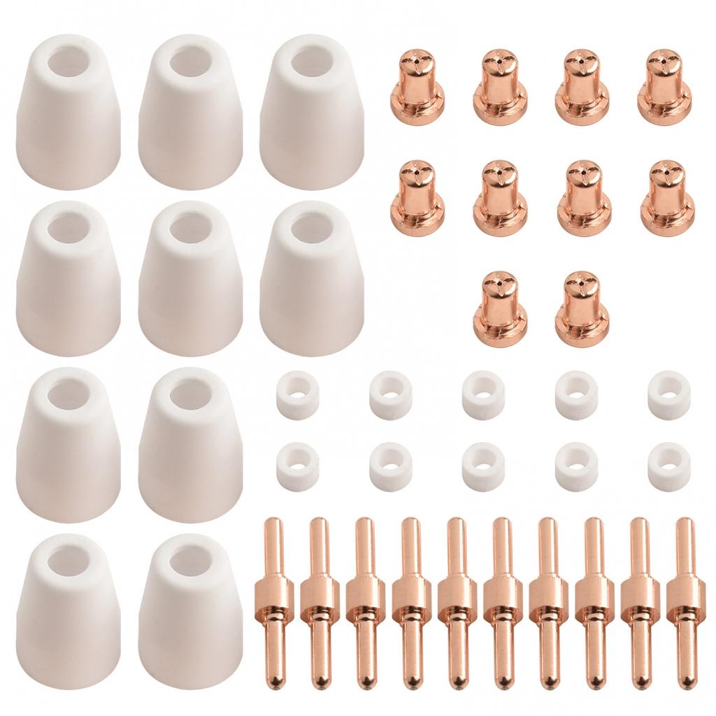 Extended Use Plasma Cutting Tips Pack of 10 Electrodes and More Total 30pc