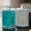 1/2 pieces of transparent cotton swab toothpick storage box, cosmetic organizer box, makeup storage box for dressing table