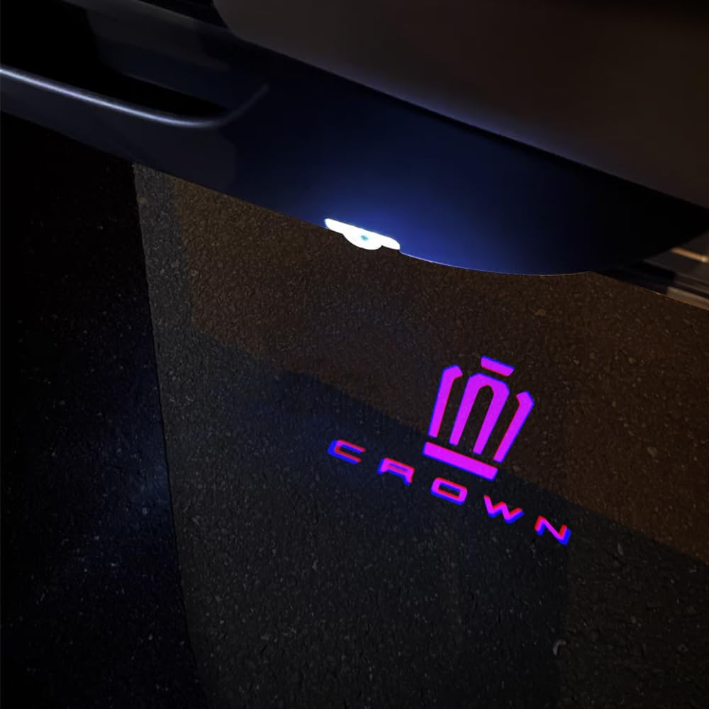 2025 Toyota Crown Estate Courtesy Door Welcome HD Logo Compatible with Toyota Crown Includes Crown Estate Light, Light, LED, Projection, Estate,