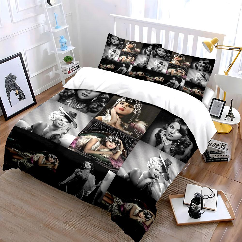 Vintage Glam Retro Style Bedding Duvet Cover Set Duvet Cover Pillowcases (1*Duvet Cover 2*Pillowcases, Without Duvet Insert)