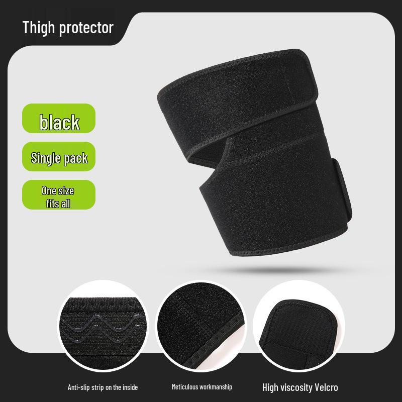 

Moisture-Wicking High-Elasticity Leg Guards for Thighs and Calves - Ideal for Football, Running, and Cycling Thigh Guard - One Size [Non-Slip]