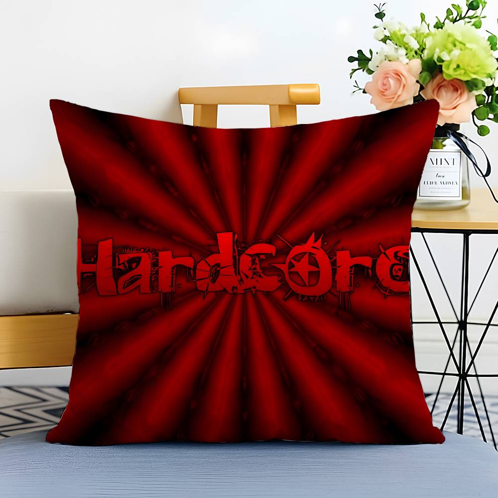 Luxury H-Hardcore-MT Cafe Pillow Case Printed Brushed Fleece Pillow Baby Skin-Touch Eco-Friendly Dye-Sublimat