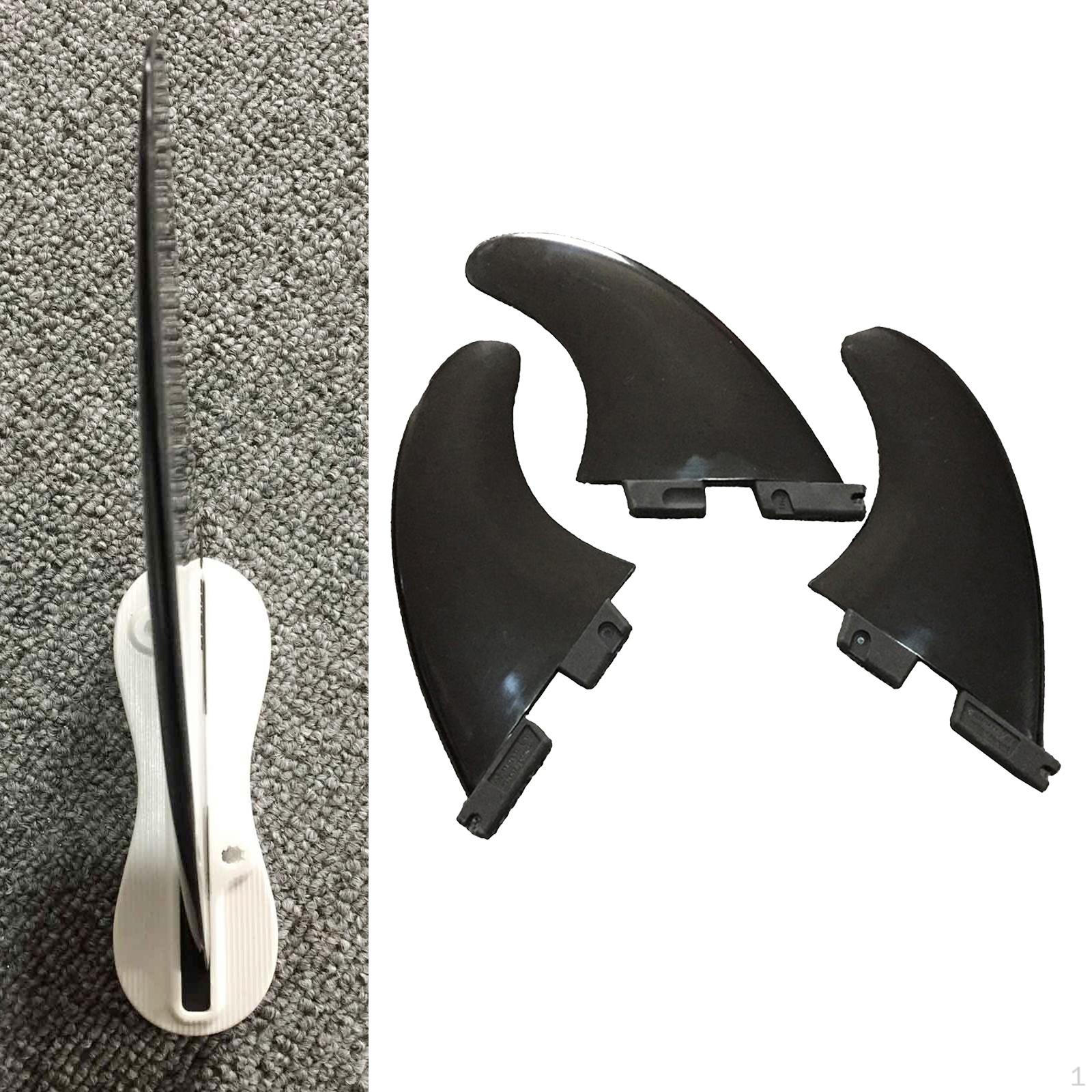 

3pcs/set Durable Surfboard Single Fin Thruster Reinforced Paddleboard