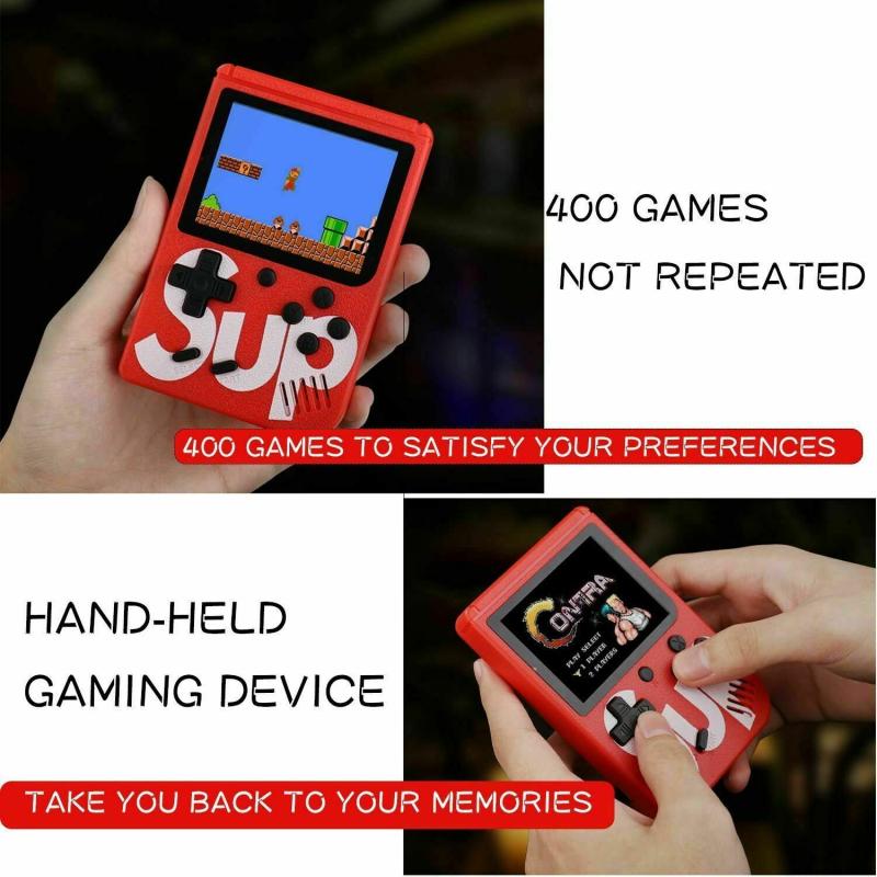 LQT Handheld Game Console Portable Gameboy Box Arcade Classic Video Game Handle Retro Design