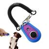 Dog Training Clicker Pet Cat Dog Click Trainer Easy To Use for Cat Puppy Birds Horses Aid Adjustable Wrist Strap Sound Key Chain