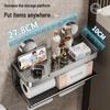 Suction Cup Toilet Paper Holder: No-Punch Wall-Mounted Bathroom Tissue Box