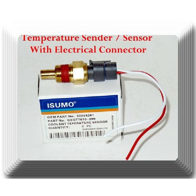 Coolant Temperature Sensor W/ Connector Fits: OEM#33004281 GM 1976-1997