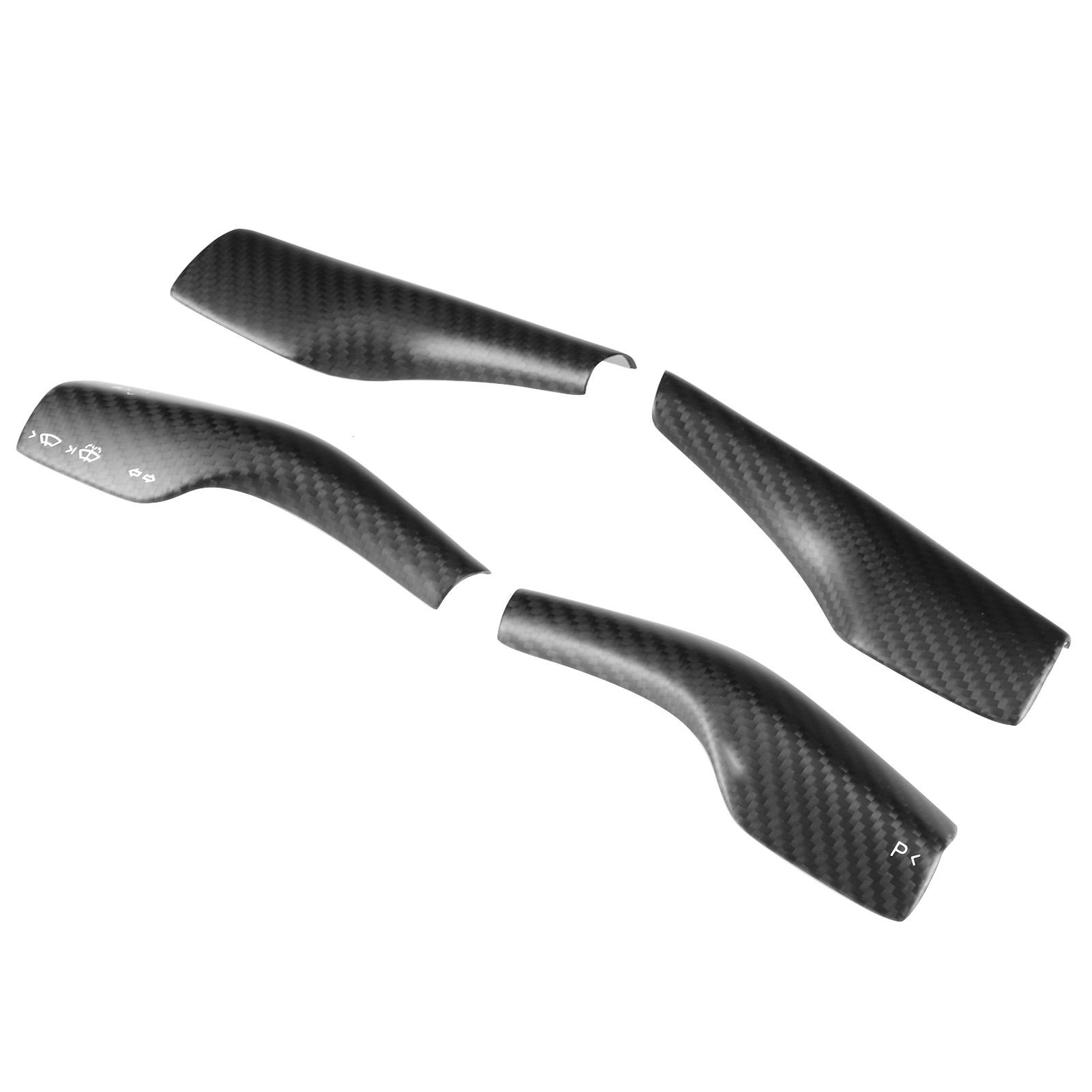 

Отделка переключателя фар из матового углеродного волокна и крышка подрулевого переключателя подходят для Tesla Model 3 Model Y