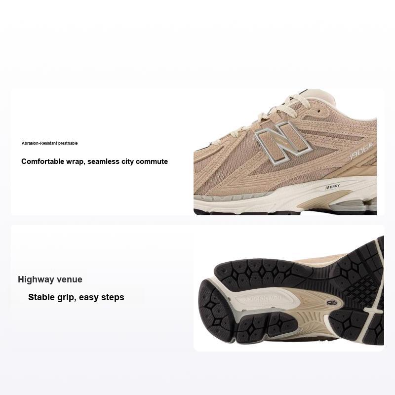 Кроссовки унисекс New Balance 1906R Mindful Grey Tan Moonbeam серебристо-металлик M1906RW 37