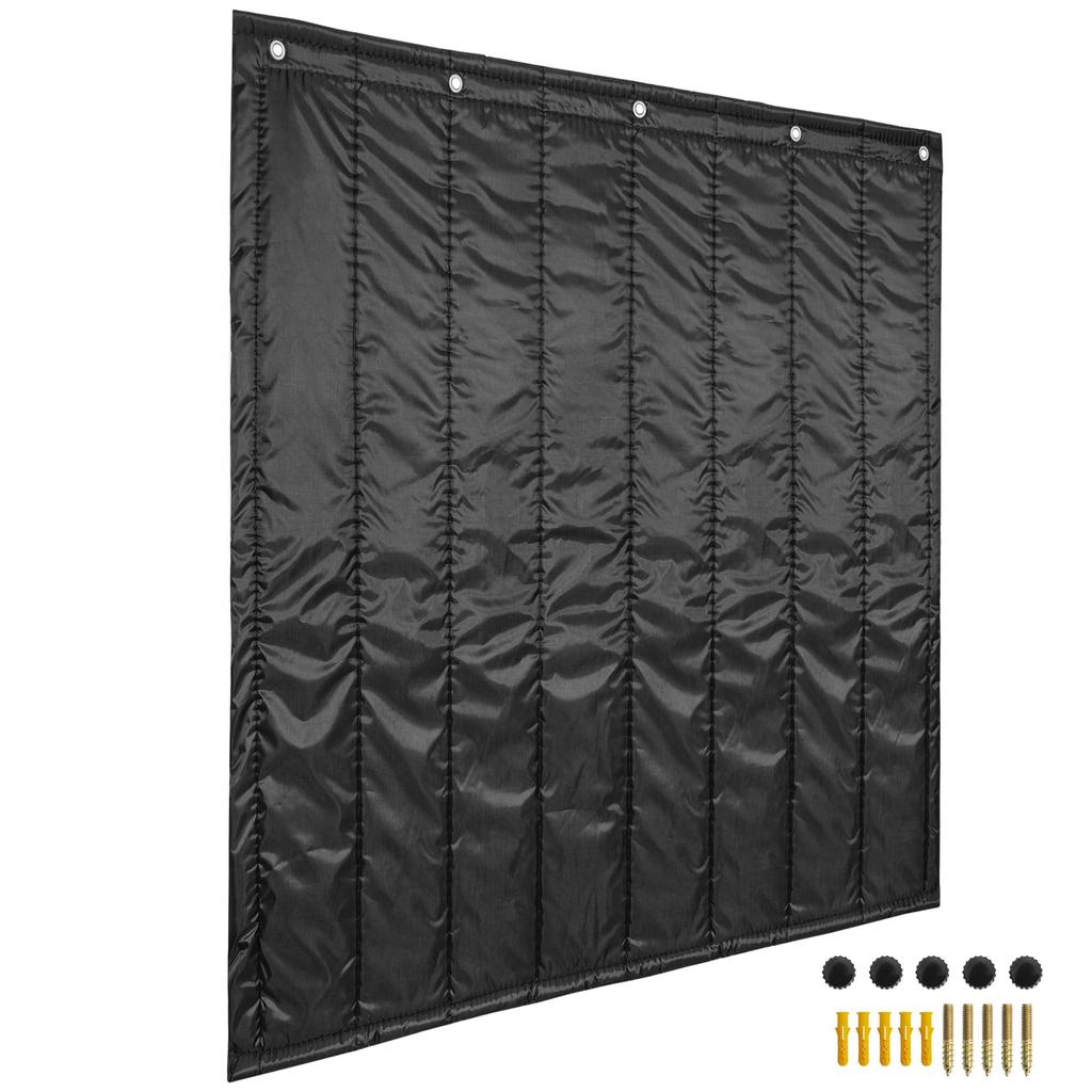 TORIBIO Sound Absorbing Sound Insulation Soundproof Door Sound Absorption Noise Indoor Acoustic Width 122cm x Length 122cm x Thickness 1 piece