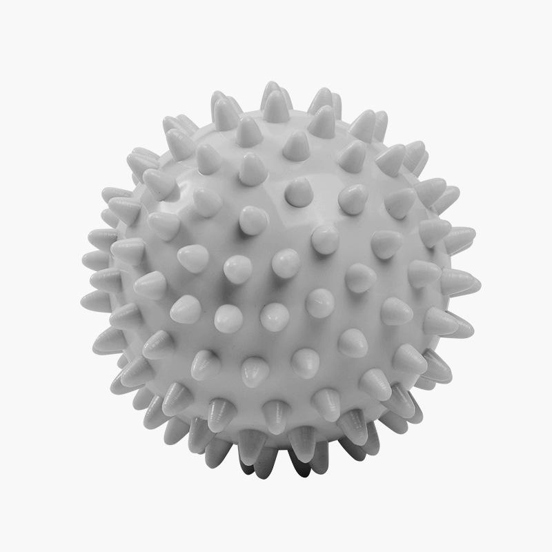 

7.5cm PVC Hedgehog Massage Ball for Muscle Relaxation & Sports Fitness 7.5cm Diameter светло-серый