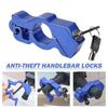 Motorcycle Grip Lock Security Safety Handlebar Handset Locking Fit Scooter ATV Dirt Street Bikes Anti Theft Alarm System