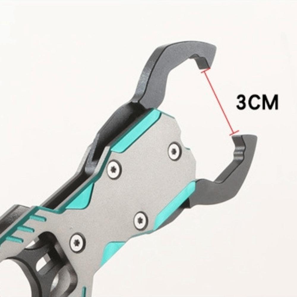 With 40lb Scale Fishing Grabber 360° Swivel Non-Slip Handle Fish Holder  Saltwater Fishing