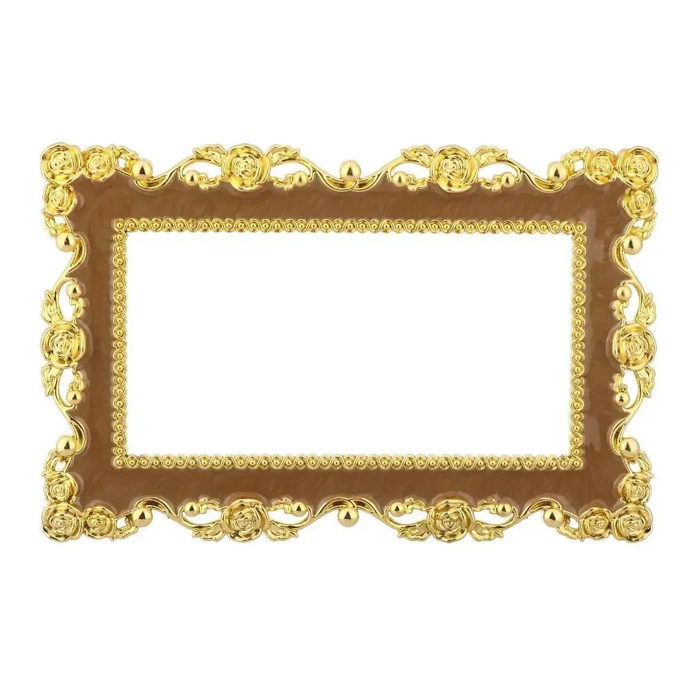2 Size Colorful Light Switch Rose Lace Resin Single and Double Surround Socket Plate Wall Sticker Cover Frame Decor