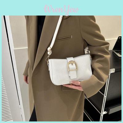 Trendy Pu Small Crossbody Bag For Women With Crocodile Pattern And Elegant Stitching