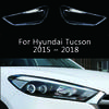For Hyundai Tucson 2015 2016 2017 2018 front Car Headlight Cover Lens Shell Lampcover Lampshade Headlamp Light mask