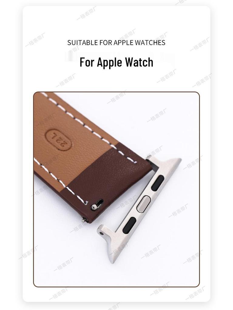 Echt Leder Microvezel Apple Watch Band voor iWatch