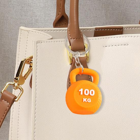 Keychain Pendant Sports Style Imitation Mini Kettlebell Keyring Fitness Enthusiasts Key Holder Backpack Accessories