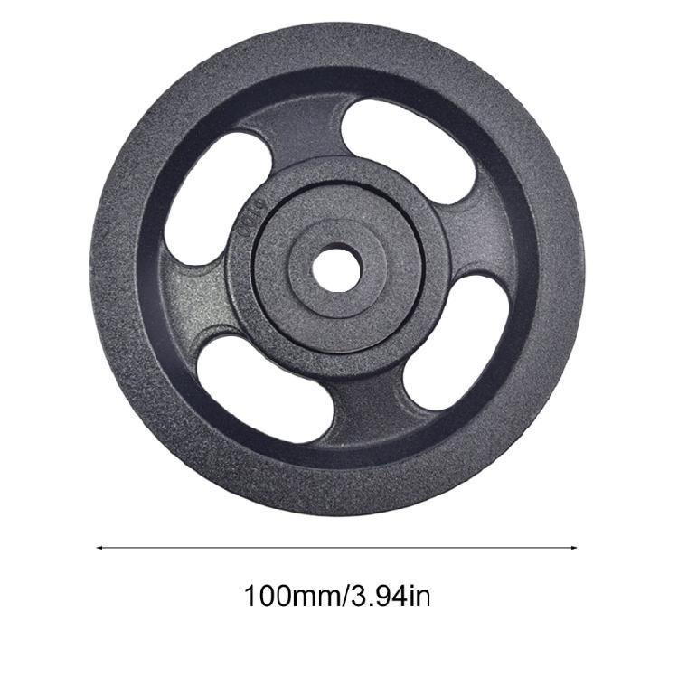 100mm Runde Fitness Umlenkrolle Lager Ersatzteile Nylon Lager Umlenkrolle