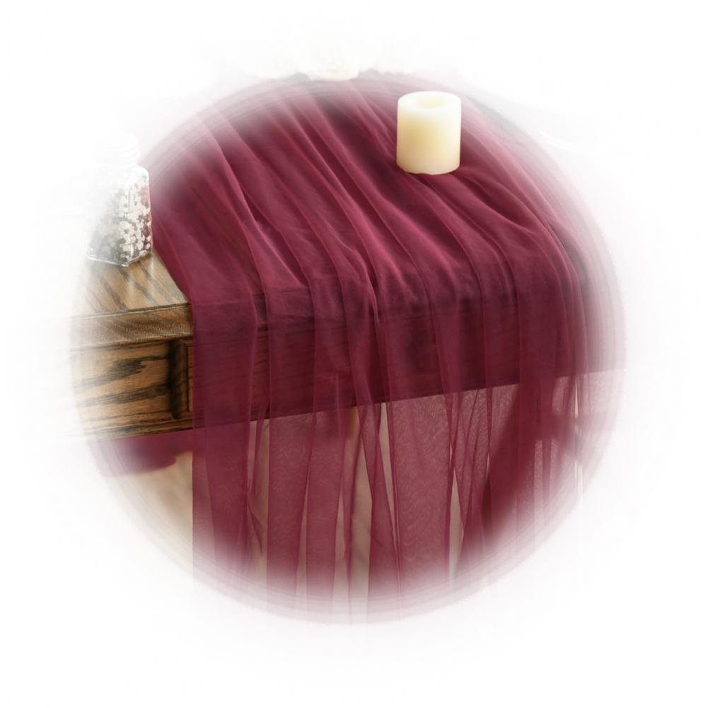 Festliche Tischdekoration Party-Tischdekoration Eleganter Tüll-Tischläufer für Hochzeitsdekoration Junggesellinnenabschied Geburtstagsfeier für Dessert