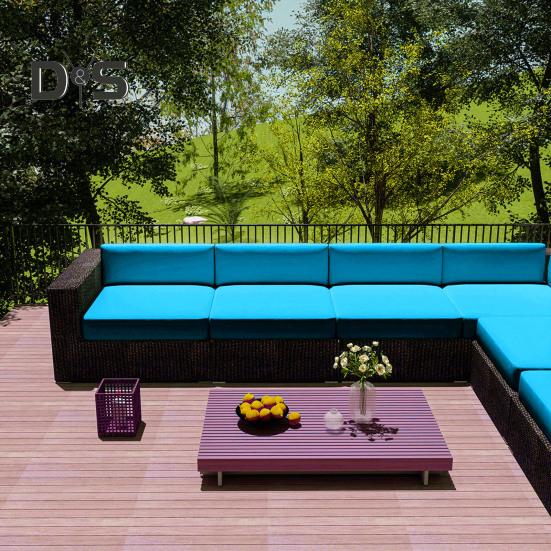 Poszewki na poduszki na patio Wodoodporne Odporne na blaknięcie Poszewki na poduszki Zamienne Pokrowce na poduszki na sofę modułową z zamkiem błyskawicznym Pokrowce na poduszki do mebli ogrodowych