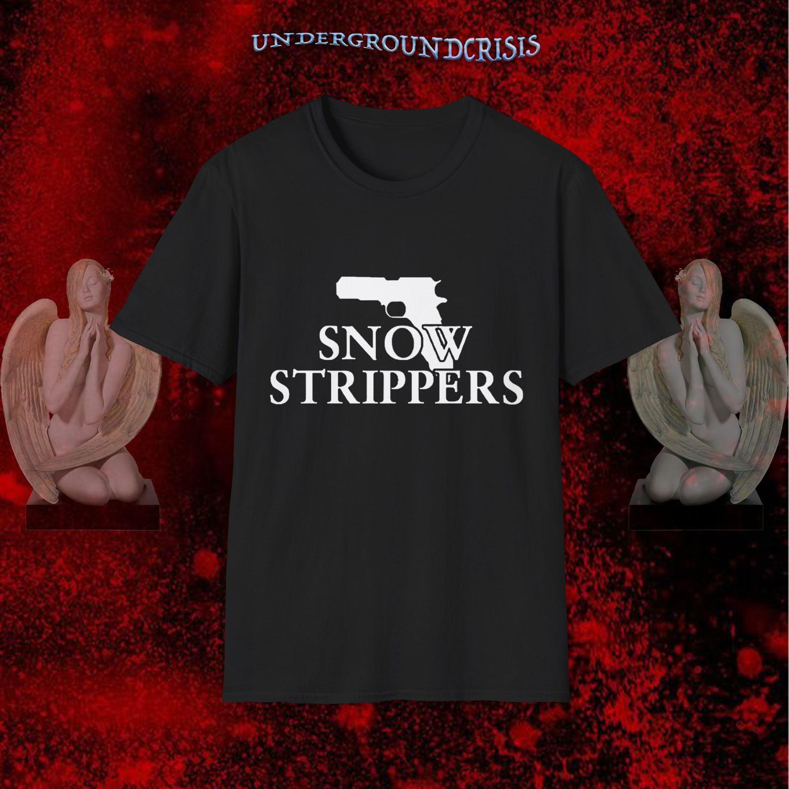 Snow Strippers Gun T-Shirt 4XL