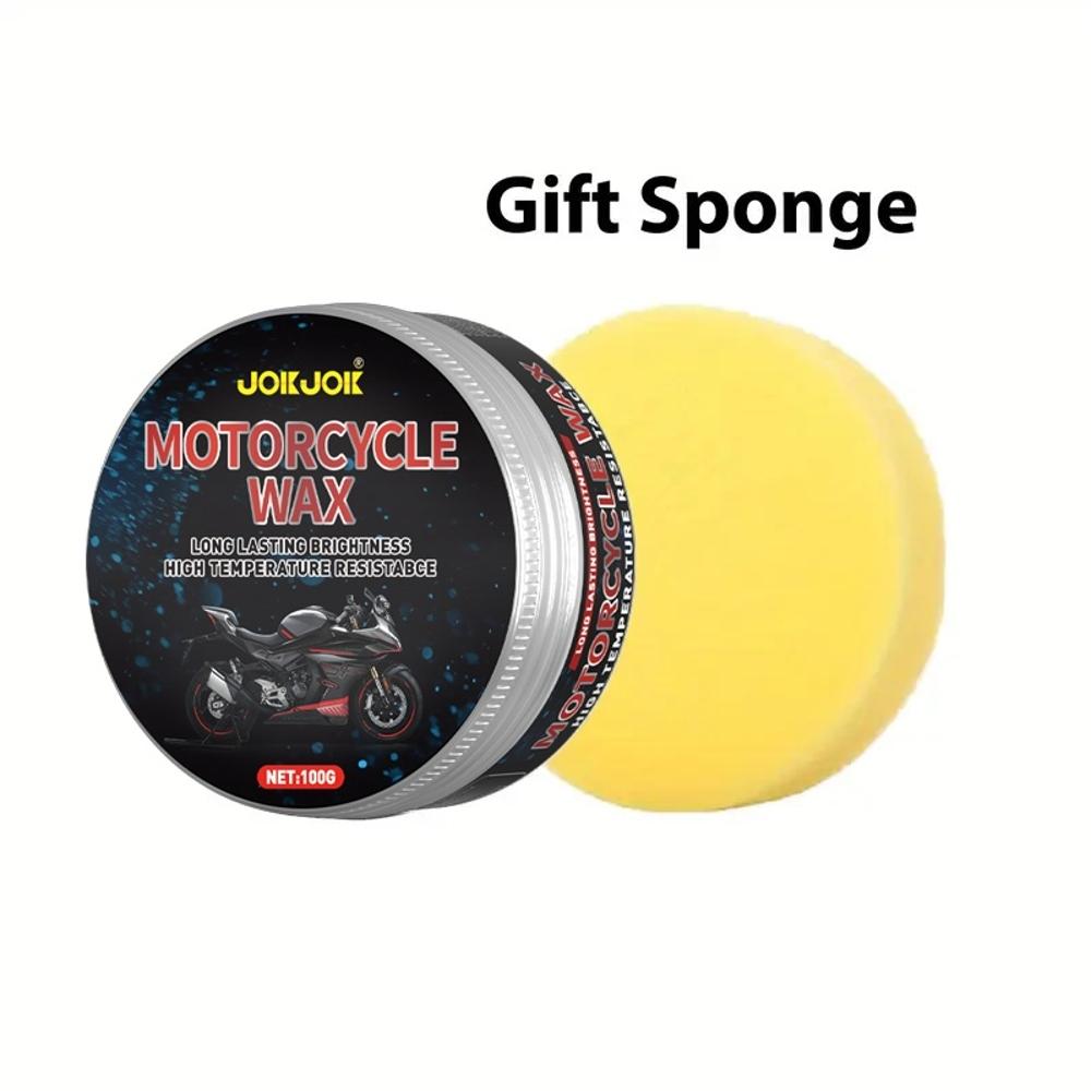 

Advanced Motorcycle Wax - Long-Lasting Formula for Cars, Motorcycles & Bicycles, Protects Paint Surface & Enhances Shine, Mirror