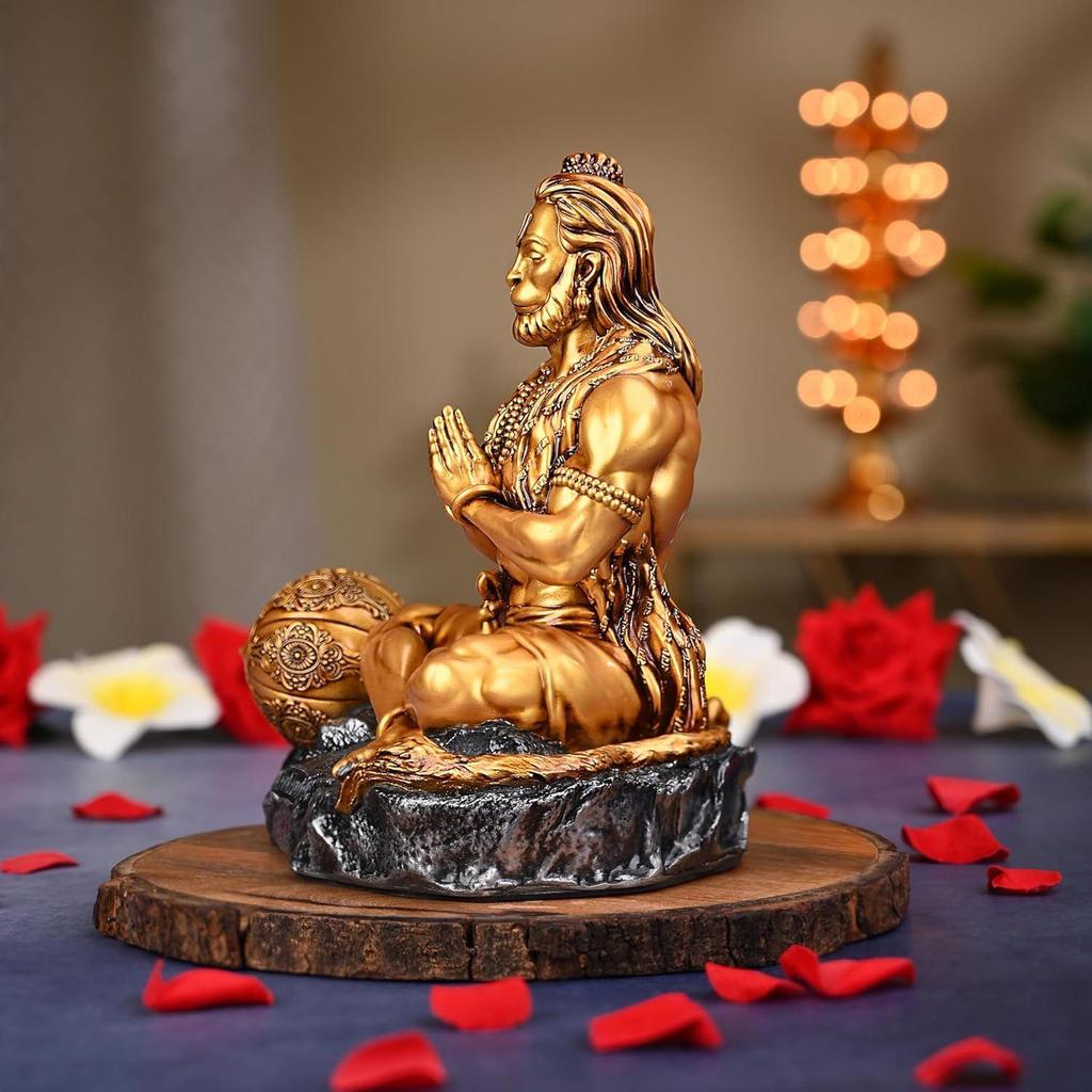Hanuman Murti Mahabali Hanuman Bajrangbali Idol Sankat Mochan Balaji Idol Bahubali Hanuman Bajrangbali Statue with Gada for Car