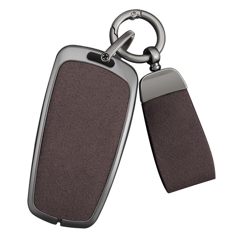 Key Case Cover for BMW 3, 5, 6, 7 Series & X1, X3, X4, X5, X6: Protective Shell with Buckle