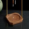 Incense Holder for Double Sticks Upside Down Incense Burner with Removable Glass Ash Catcher Anti-Ash Flying Home Decor