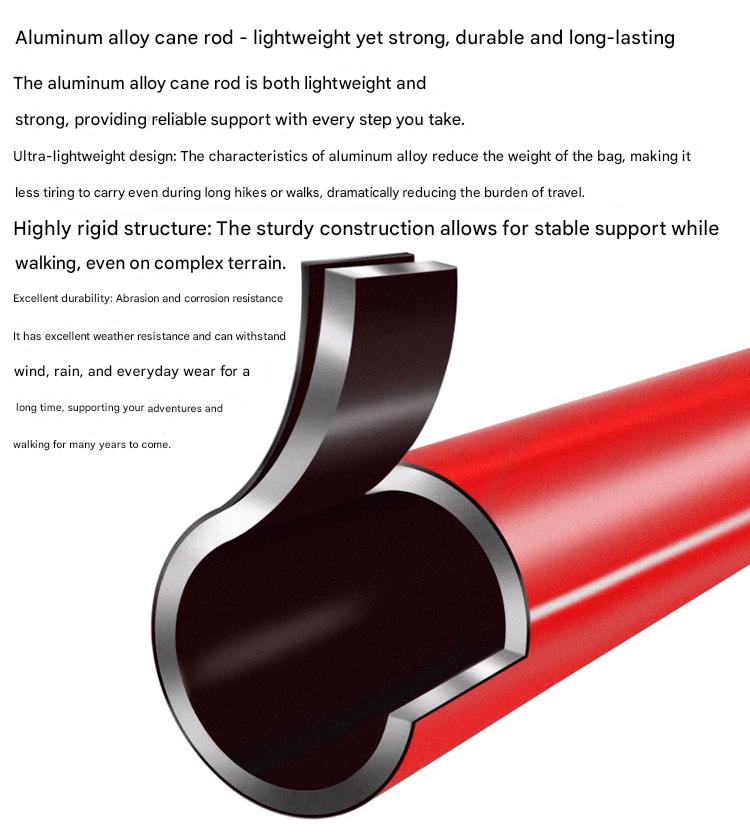 Outdoor Hiking Poles, Retractable Climbing Canes, Aluminum Alloy Walking Sticks, Canes, Walking Sticks