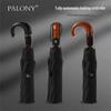 PALONY Men's Business Three-Fold Semi-Automatic Umbrella