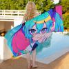 H-HatsuneS M-Miku Big Microfiber Beach Towels Quick Dry Towel Sand Beach Towels Pool Towel for Travel Swim Pool Yoga