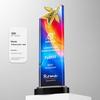 Crystal Trophy: Five-Pointed Star Metal Award for Children's Basketball and Outstanding Employee Excellence